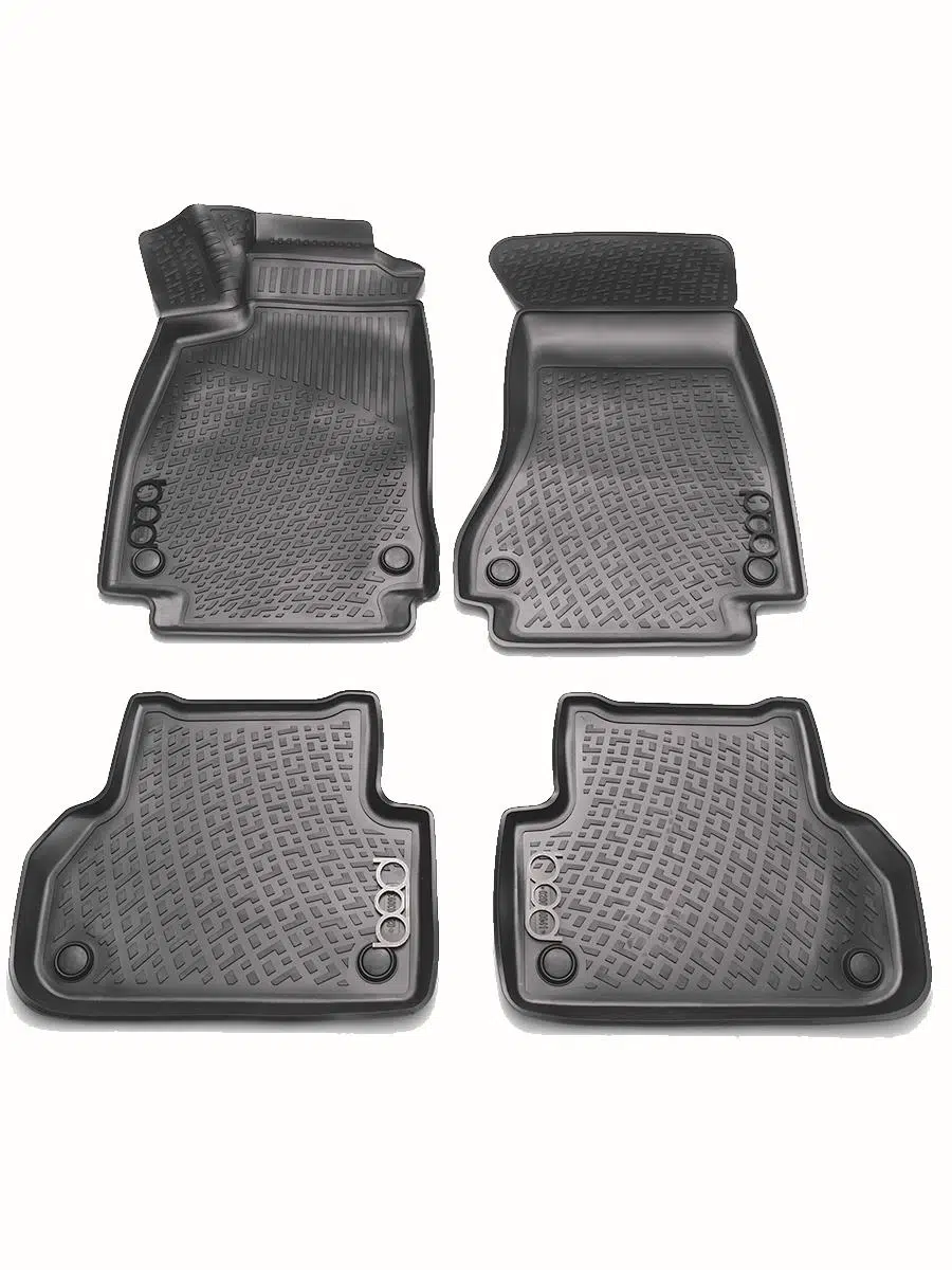 Audi A4 3D Havuzlu Paspas Siyah 2015 Sonrası