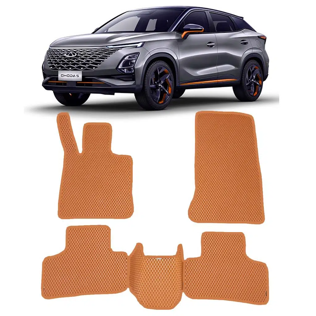 Bod Chery Omoda 5/Pro 3D Havuzlu Paspas Taba 2023-Sonrası Fitil Rengi Taba