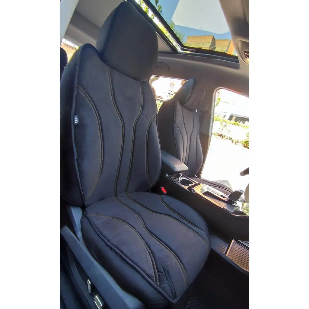 Bod Chery Tiggo 7 Pro Araca Özel Koltuk Koruyucu Kılıf Luvi Serisi 2023-Sonrası SiyahGri