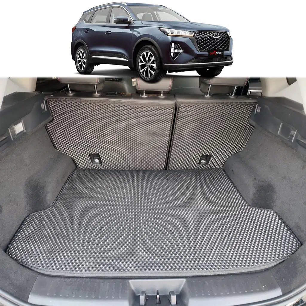 Bod Chery Tiggo 7 Pro Max 3D Havuzlu Paspas ve Bagaj Havuzu Seti 2024-Sonrası Siyah 8 Parça