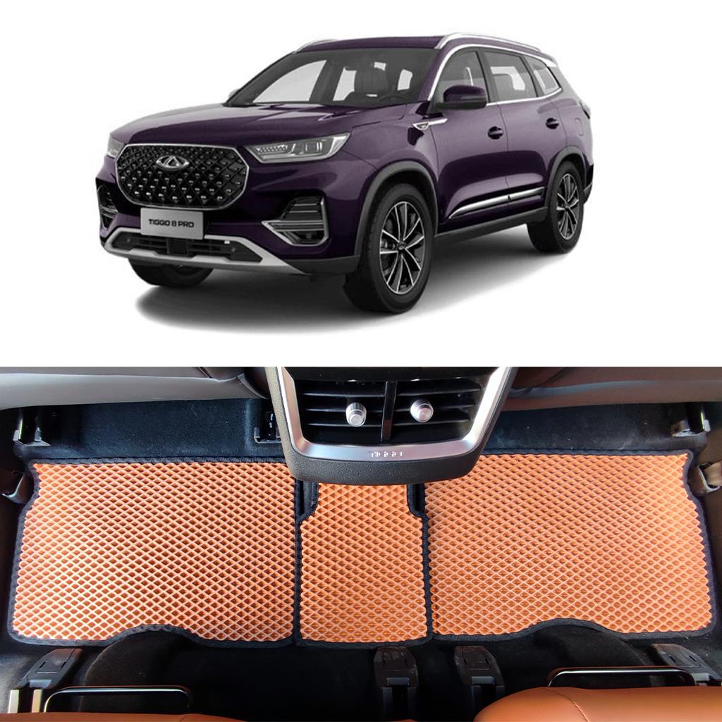 Bod Chery Tiggo 8 Pro 5 Koltuk 3D Havuzlu Paspas 2023-Sonrası Taba