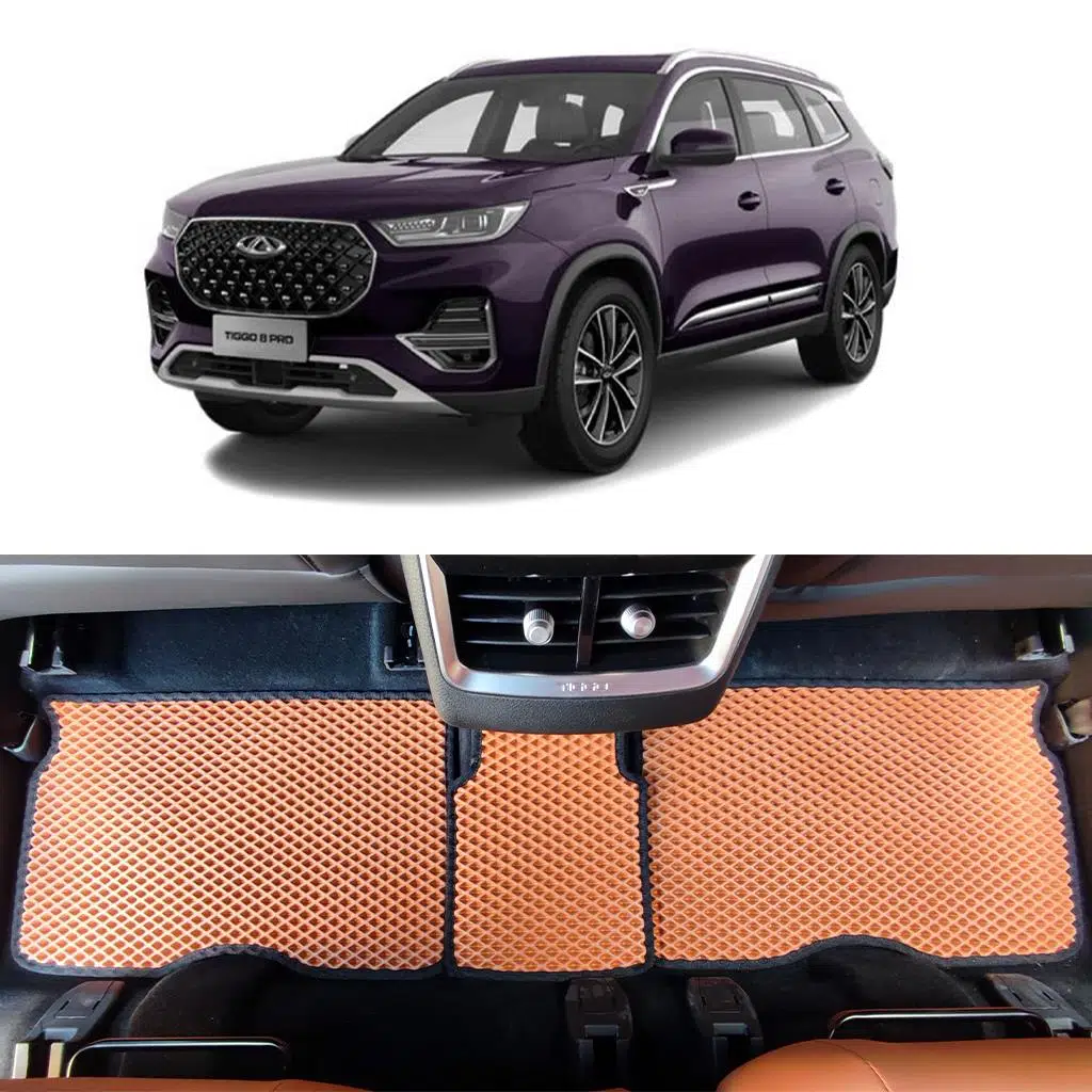 Bod Chery Tiggo 8 Pro 5 Koltuk 3D Havuzlu Paspas 2023-Sonrası Taba