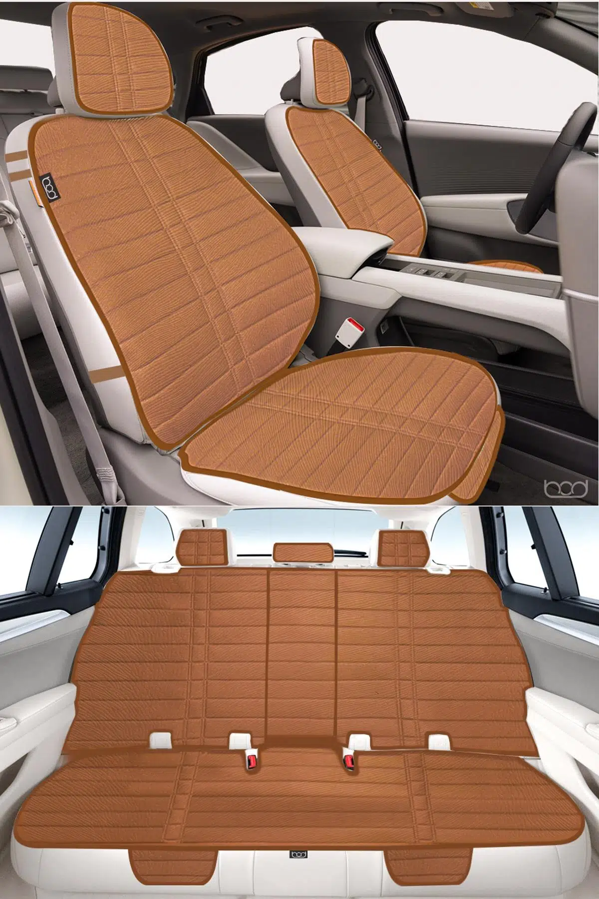 Bod Chery Tiggo 8 Pro Araca Özel Koltuk Koruyucu Kılıf Artemis Serisi 2023-Sonrası Taba