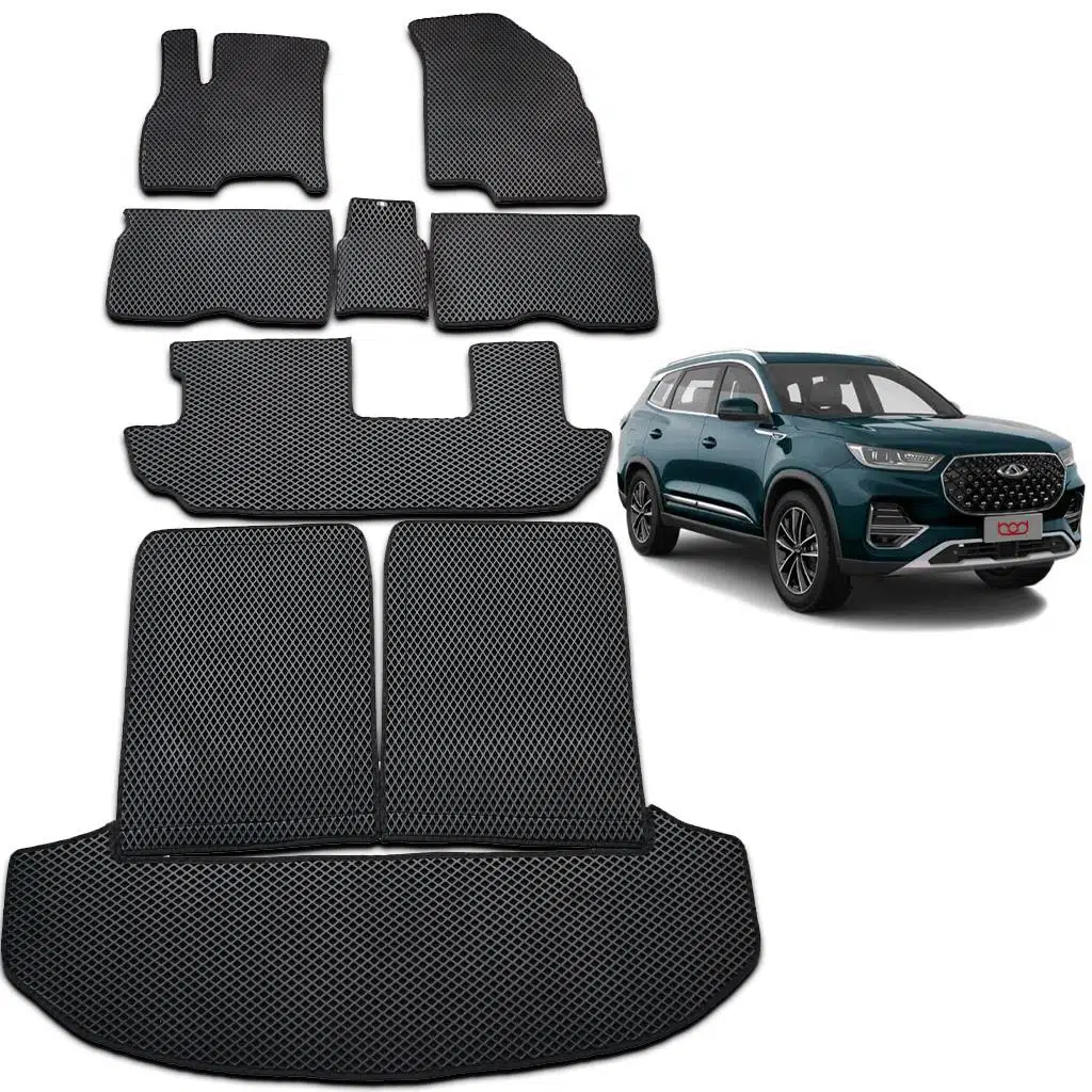 Bod Chery Tiggo 8 Pro Max 3D Havuzlu Paspas ve Bagaj Havuzu Seti 2024-Sonrası