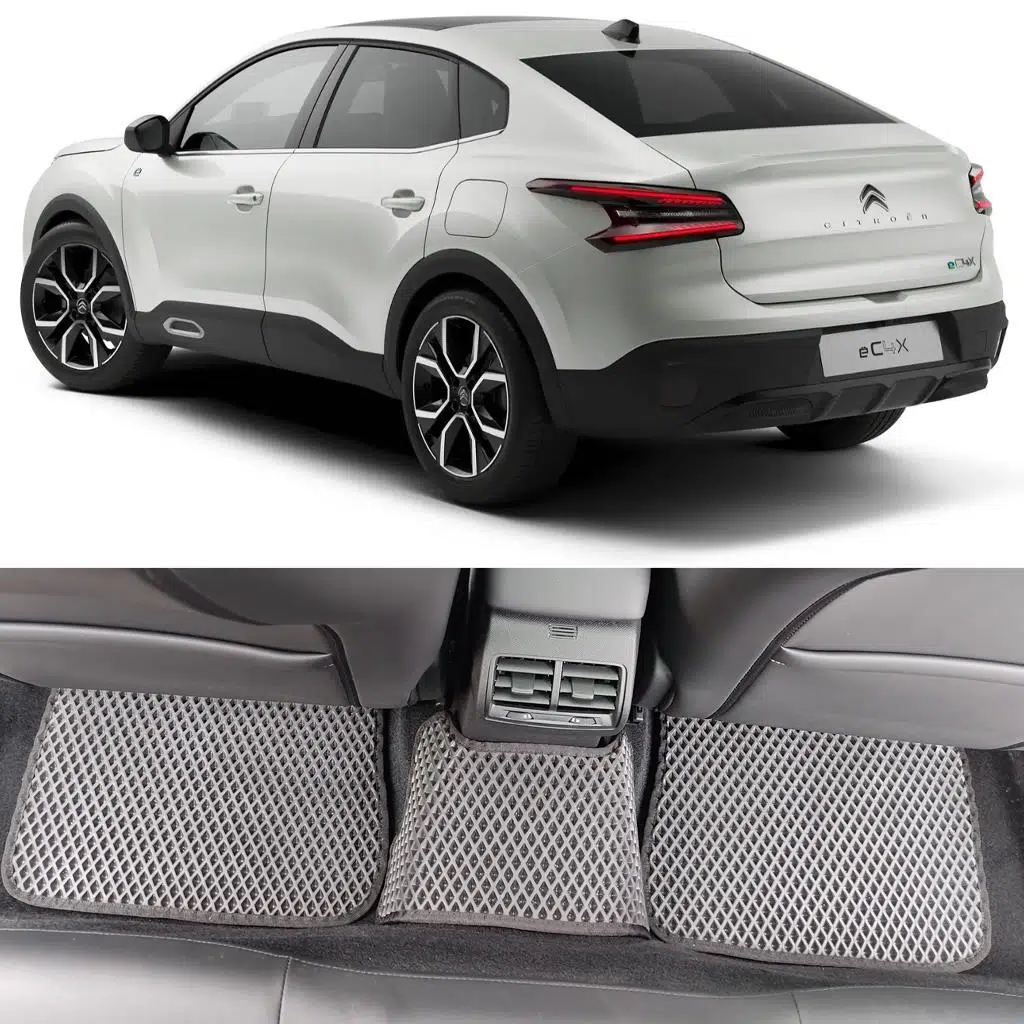 Bod Citroen eC4X 3D Havuzlu Paspas 2023-Sonrası Siyah