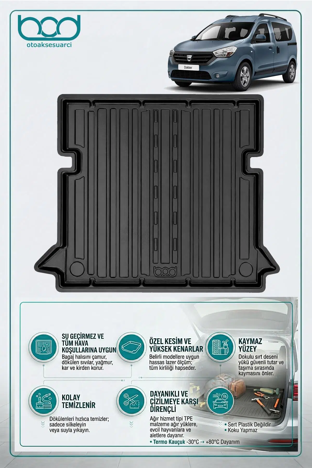 Bod Dacia Dokker Bagaj Havuzu 2013 Sonrası