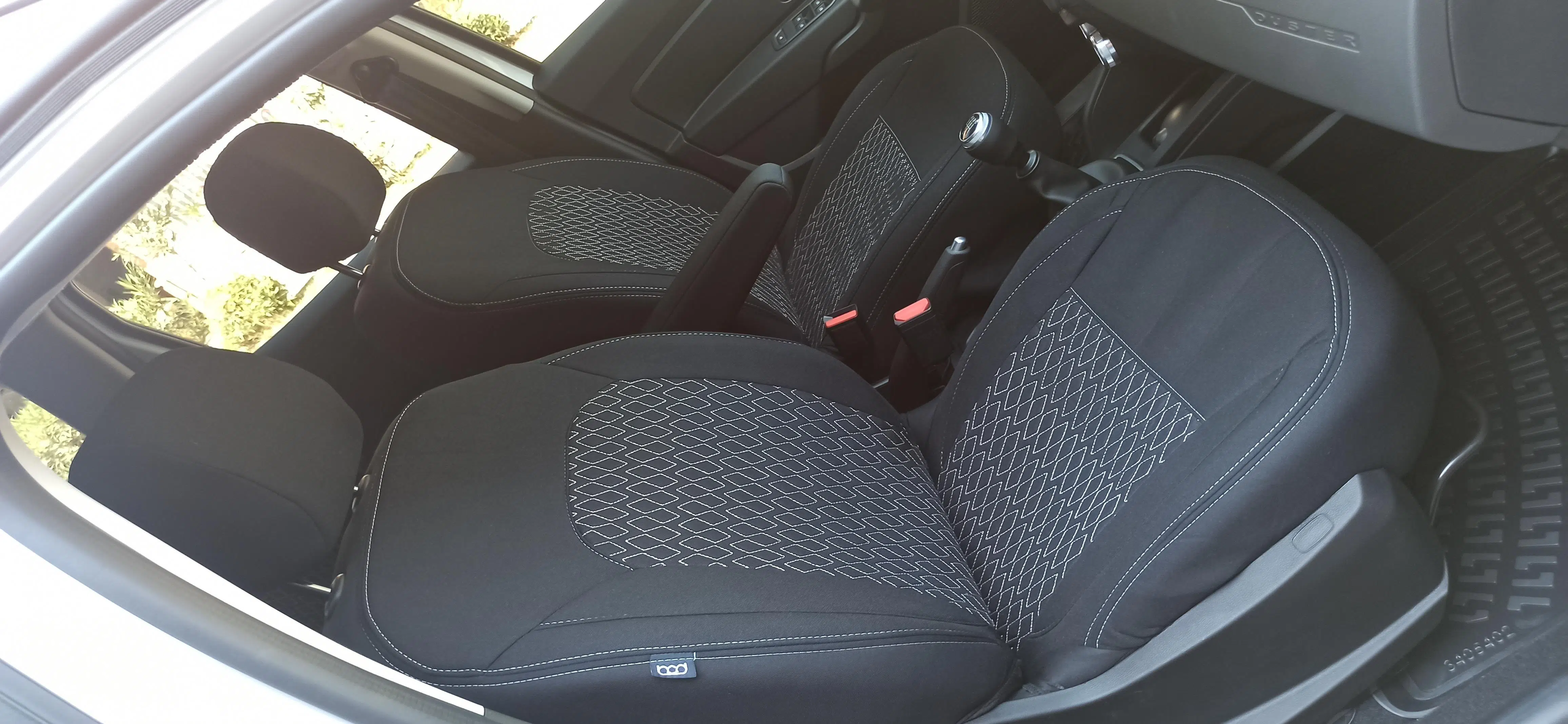 Bod Dacia Duster Nakışlı Kumaş Koltuk Kılıfı 2018-Sonrası