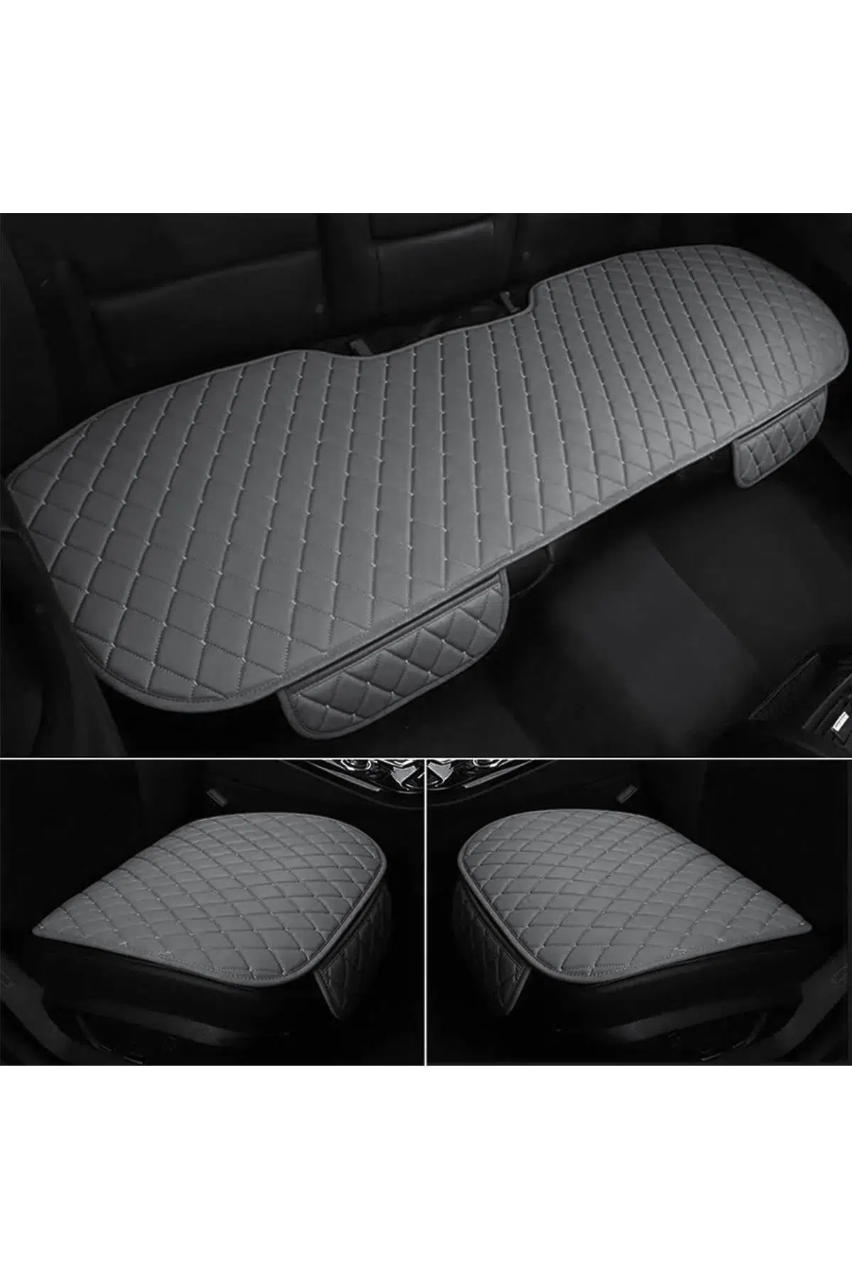 Bod Dali Serisi Koltuk Koruma Minder Kılıfı 3 Adet Füme