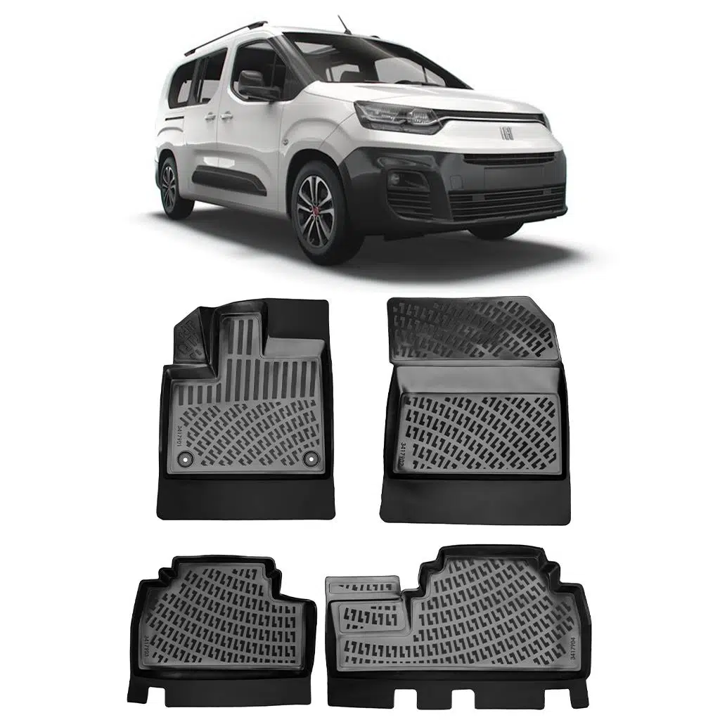 Bod Fiat Doblo 3D Havuzlu Paspas 2023-Sonrası