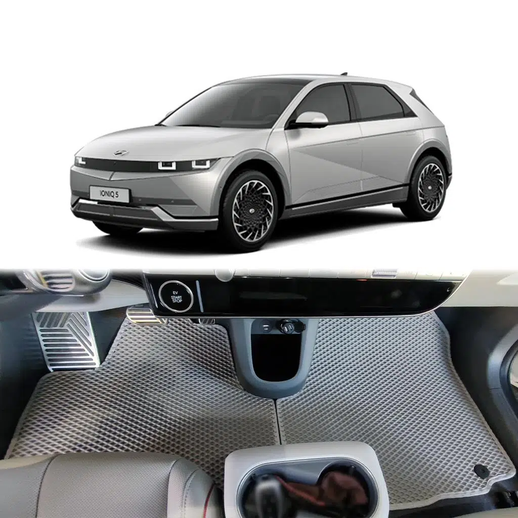 Bod Hyundai IONIQ 5 3D Havuzlu Paspas 2021-2024 Gri ioniq 5 Eski Konsol