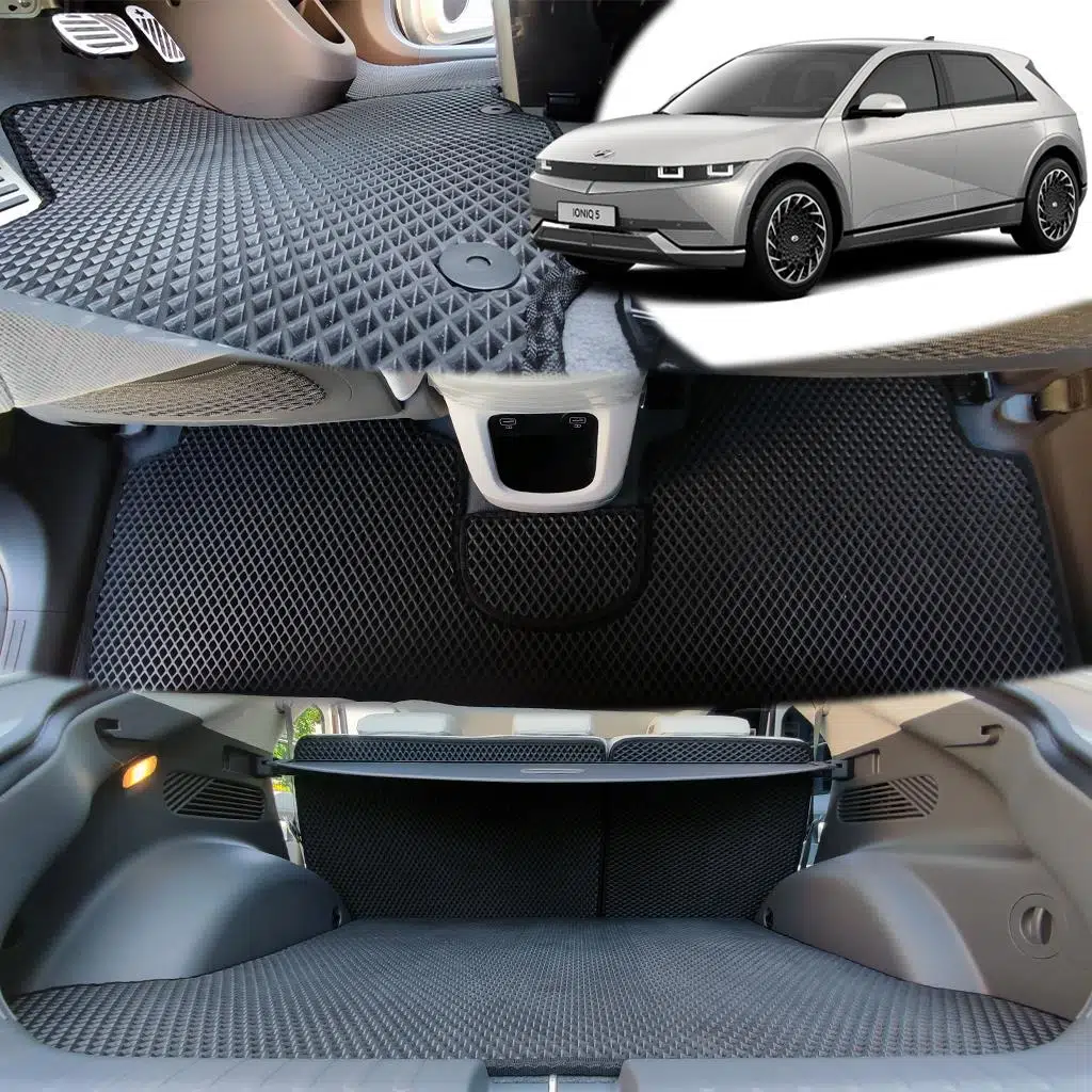 Bod Hyundai IONIQ 5 3D Havuzlu Paspas ve Bagaj Havuzu Seti 2021-Sonrası ioniq 5 Siyah