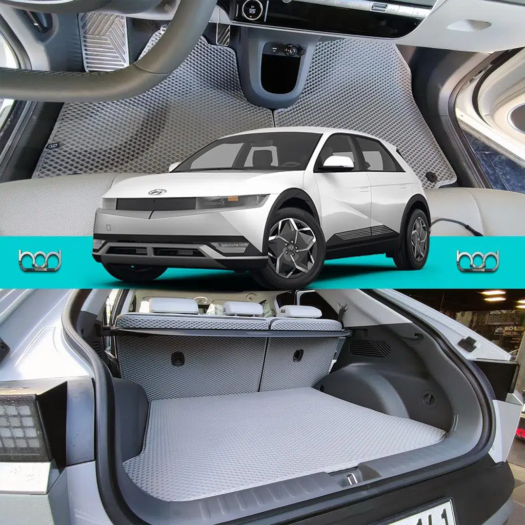 Bod Hyundai IONIQ 5 3D Havuzlu Paspas ve Bagaj Havuzu Seti Gri 2021-Sonrası ioniq 5