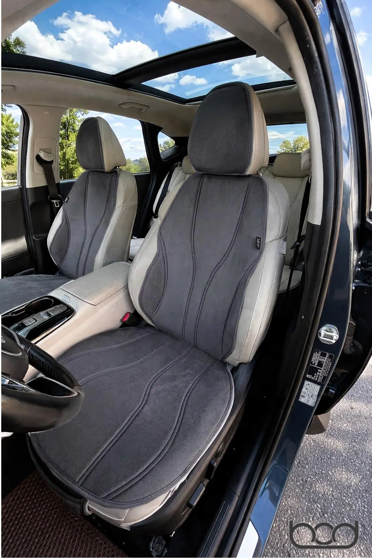 Bod Hyundai Tucson Oto Koltuk Koruyucu Kılıf 2021-Sonrası Latmos Serisi - Fume