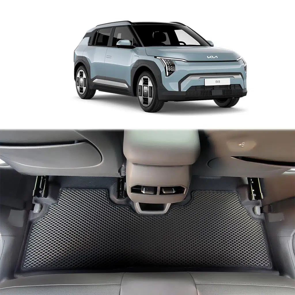 Bod Kia EV3 3D Havuzlu Paspas 2024-Sonrası Siyah