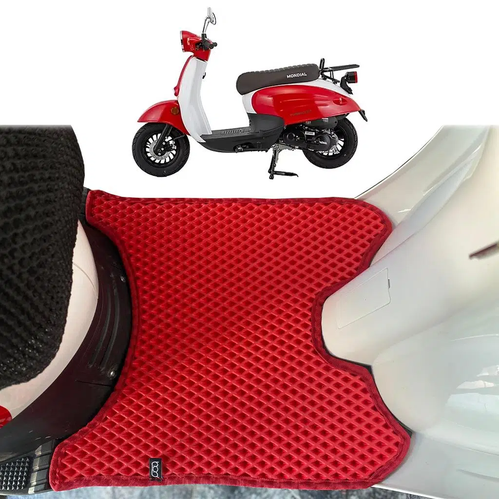 Bod Mondial Turismo 50cc Motor 3D Havuzlu Paspas Kırmızı