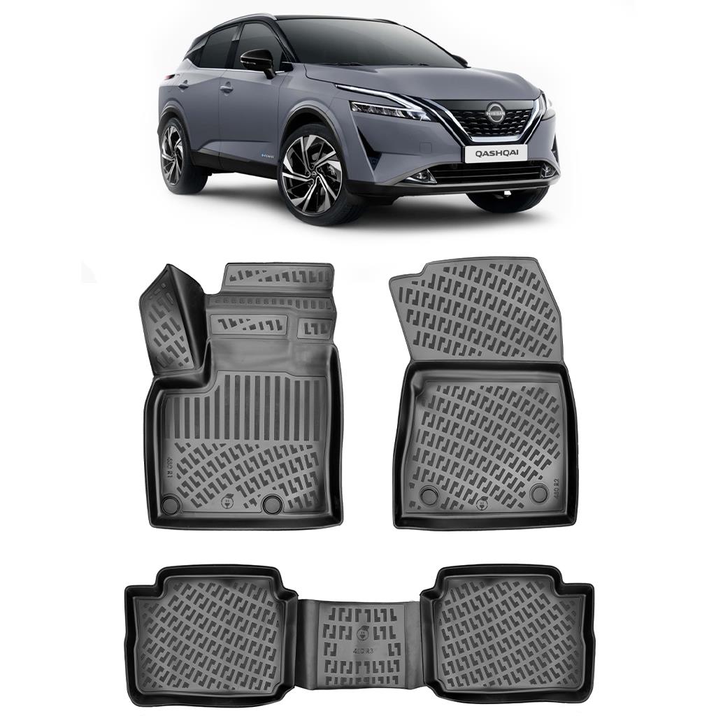 Bod Nissan Qashqai e-Power 3D Havuzlu Paspas 2022-Sonrası
