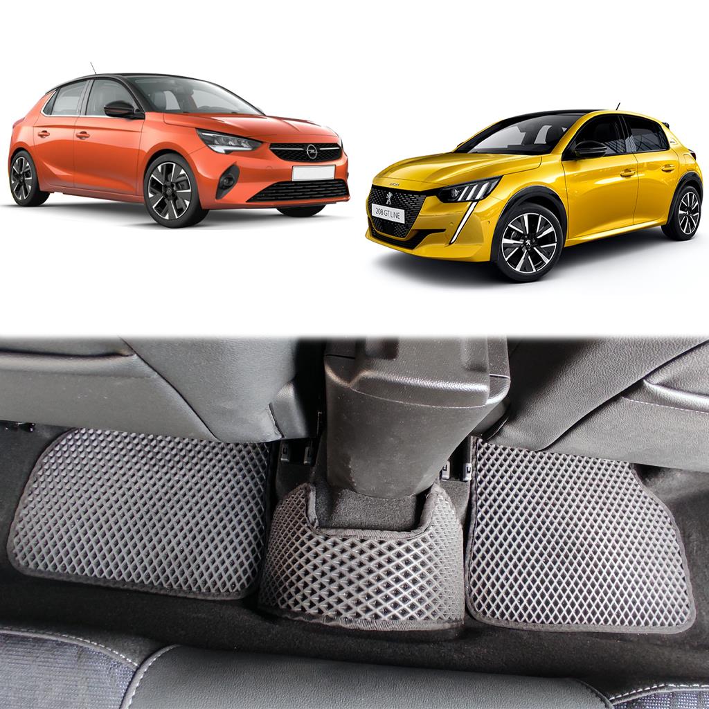 Bod Opel Corsa F / Bod Peugeot 208 3D Havuzlu Paspas 2020 Sonrası