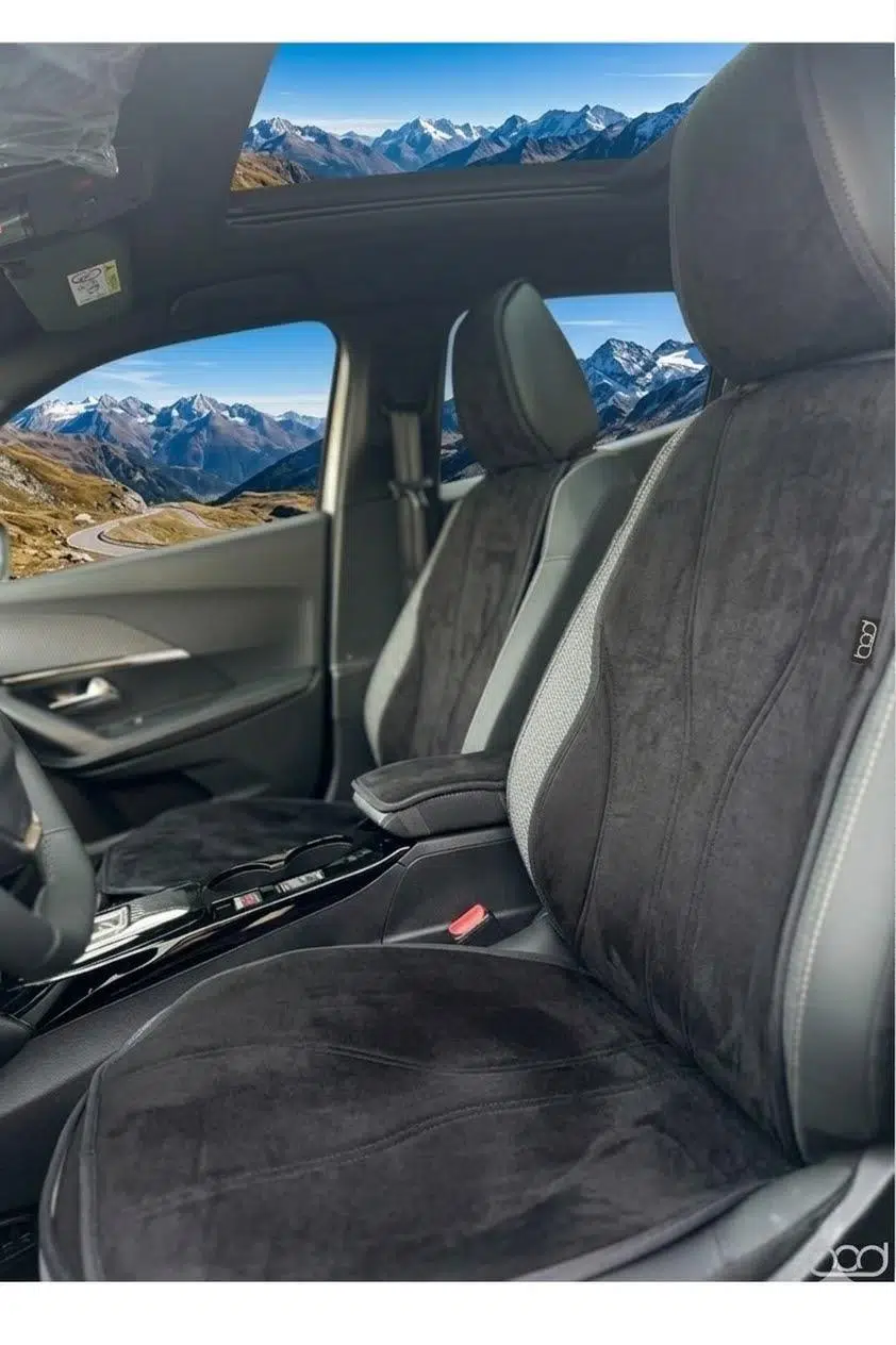 Bod Peugeot 2008 Hybrid Oto Koltuk Koruyucu Kılıf 2025-Sonrası Latmos Serisi - Siyah