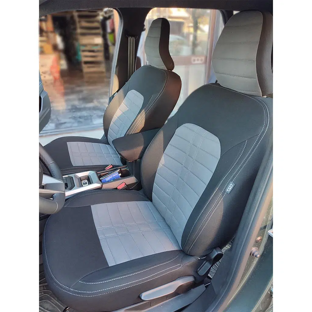 Bod Renault Duster Araca Özel Oto Koltuk Kılıfı Alinda 2024-Sonrası Füme Hybrid