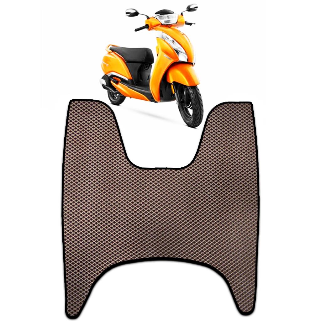Bod Scooter TVS Jüpiter 125 cc Motor 3D Havuzlu Paspas Kahve