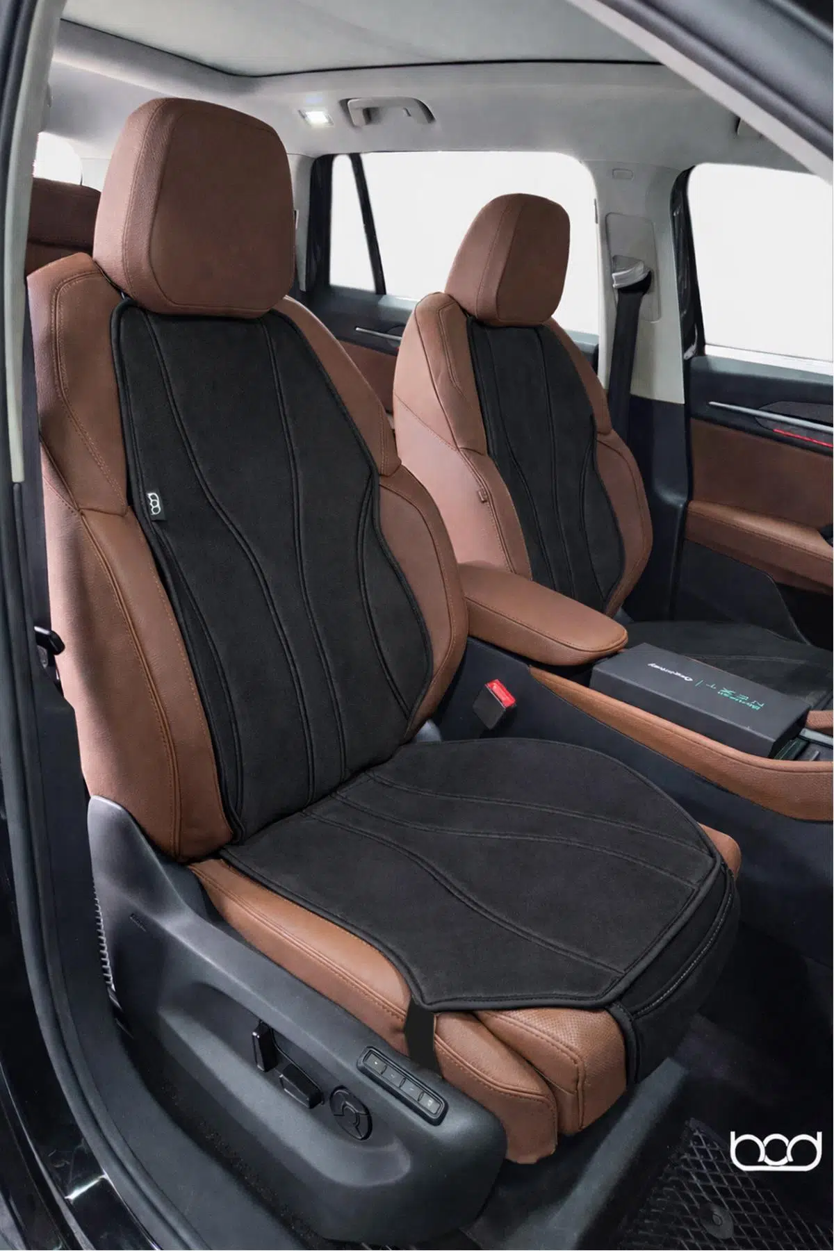 Bod Skoda Kodiaq Oto Koltuk Koruyucu Kılıf 2023-Sonrası Latmos Serisi - Siyah