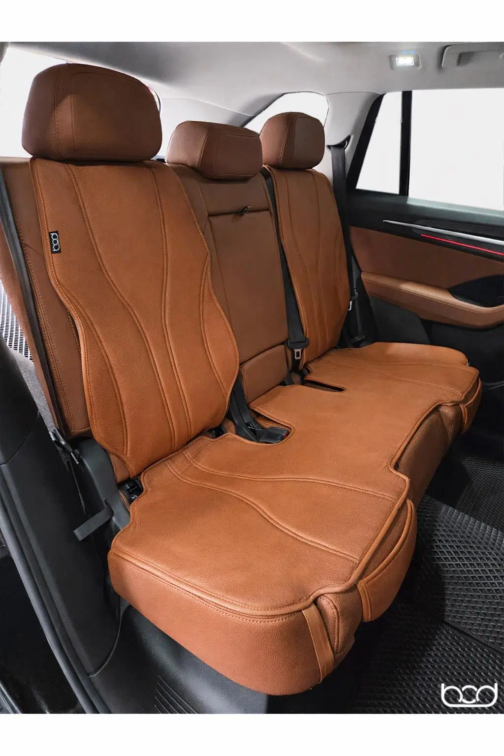 Bod Skoda Kodiaq Oto Koltuk Koruyucu Kılıf 2023-Sonrası Latmos Serisi - Taba