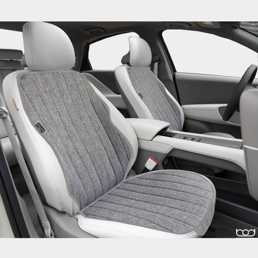 Bod Tesla Model Y Keten Oto Koltuk Koruyucu Kılıf Cepli 2020-2024 Gri
