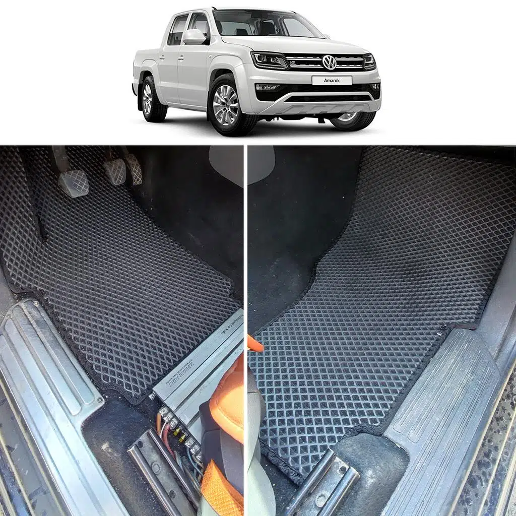 Bod Volkswagen Amarok 3D Havuzlu Paspas Siyah