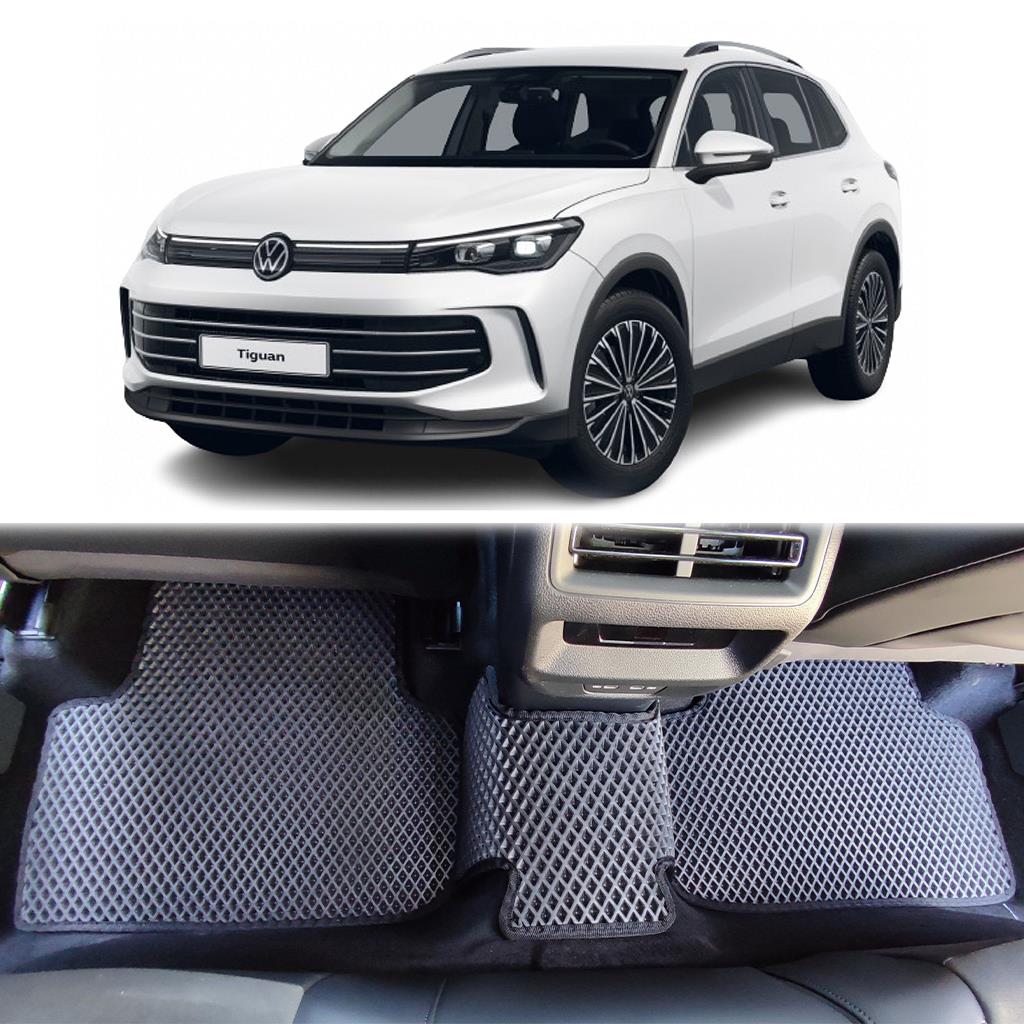 Bod Volkswagen Tiguan 3D Havuzlu Paspas 2024-Sonrası Siyah