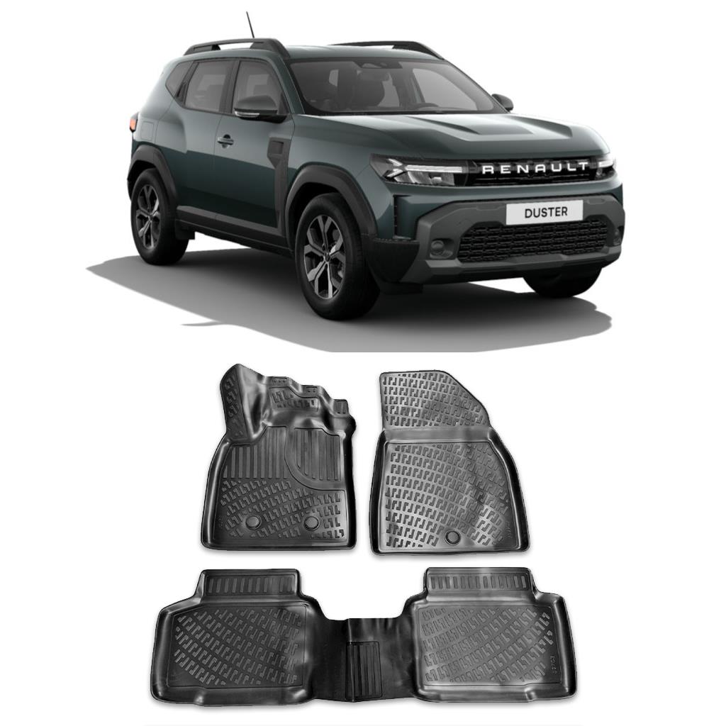 Renault Duster 3D Havuzlu Paspas Eco G & E-Tech Full Hybrid 4X2 2024-Sonrası