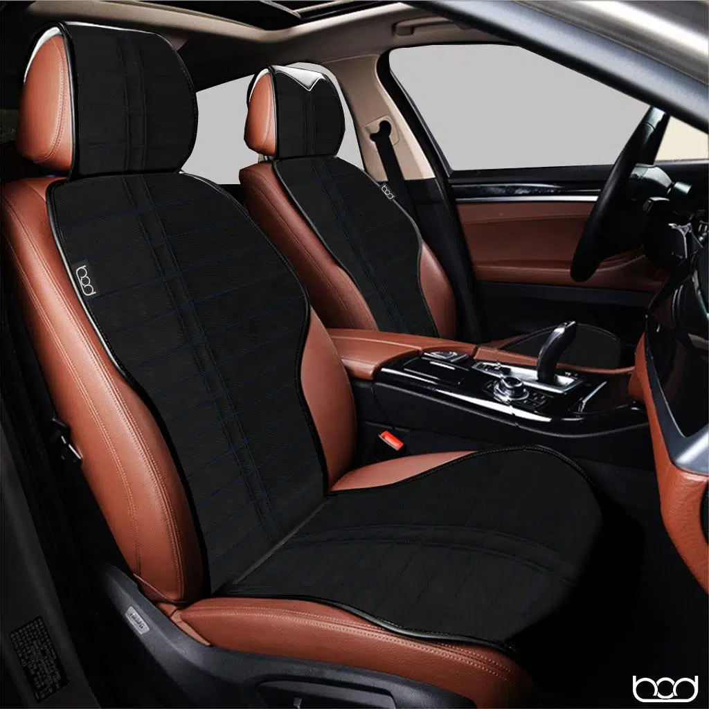 Tay Tüyü Cepli Oto Koltuk Minder Seti Koltuk Koruma Kılıfı Spor Serisi ÖN-ARKA TAM SET Mavi