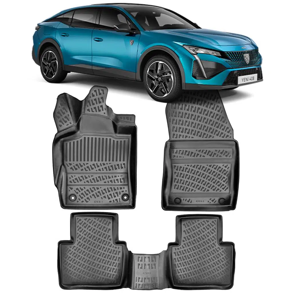 Bod Peugeot 408 3D Havuzlu Paspas 2023-Sonrası