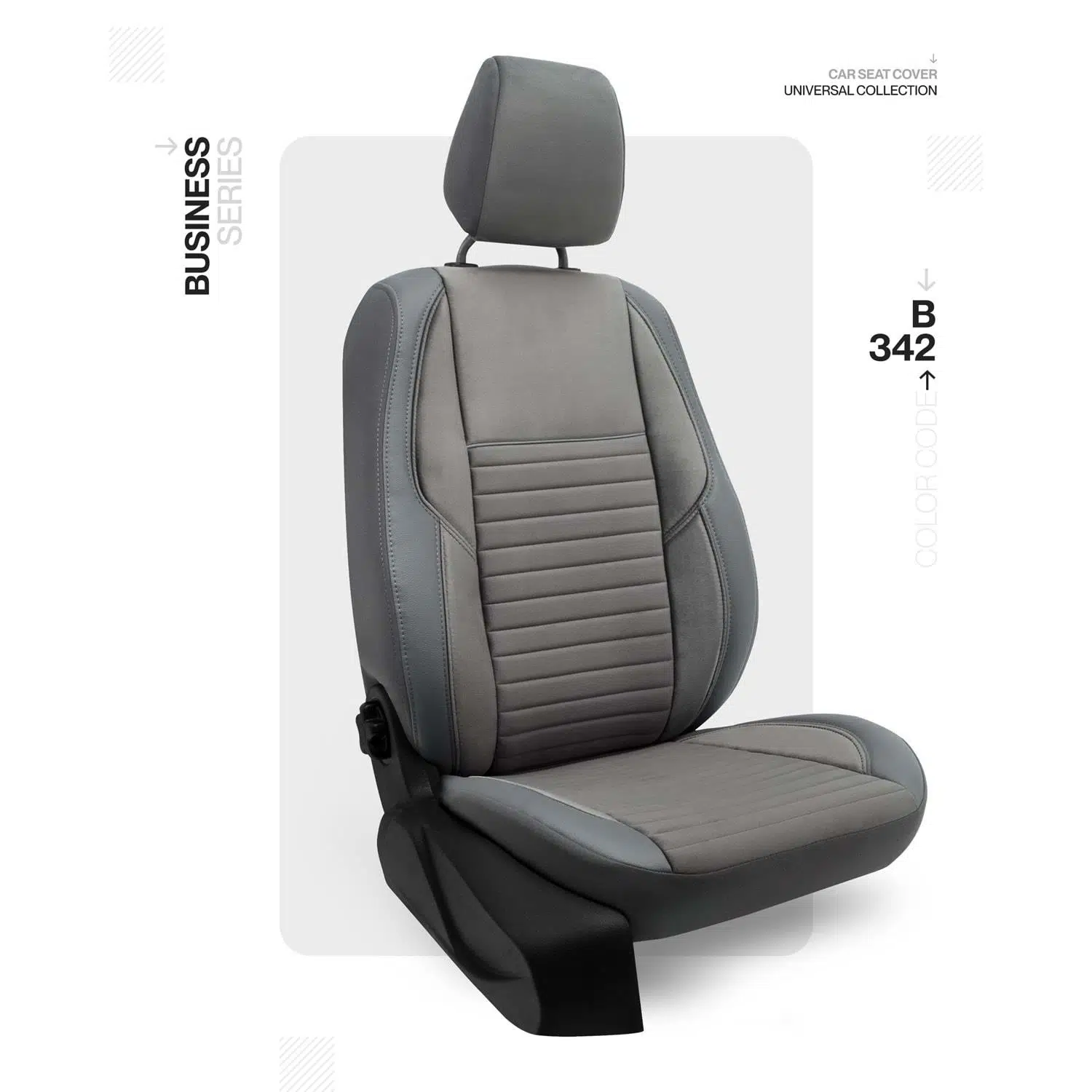Universal Business Serisi Oto Koltuk Kılıf Füme-Füme
