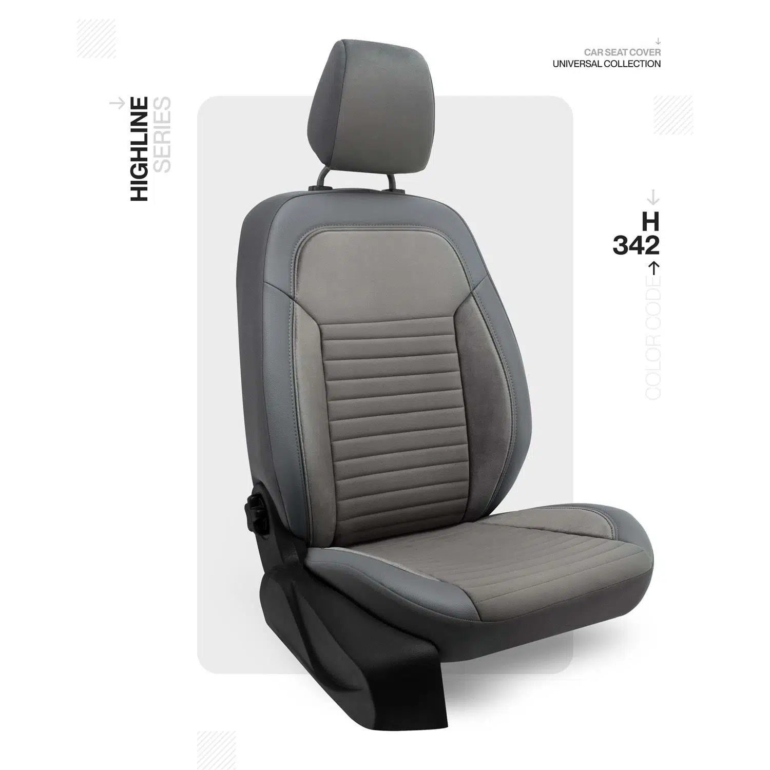 Universal Highline Serisi Oto Koltuk Kılıf Baby Face Füme